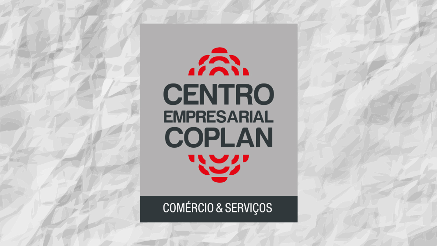 Alexakis Propaganda Rio Preto – Logotipo Centro Empresarial Coplan - Alexakis