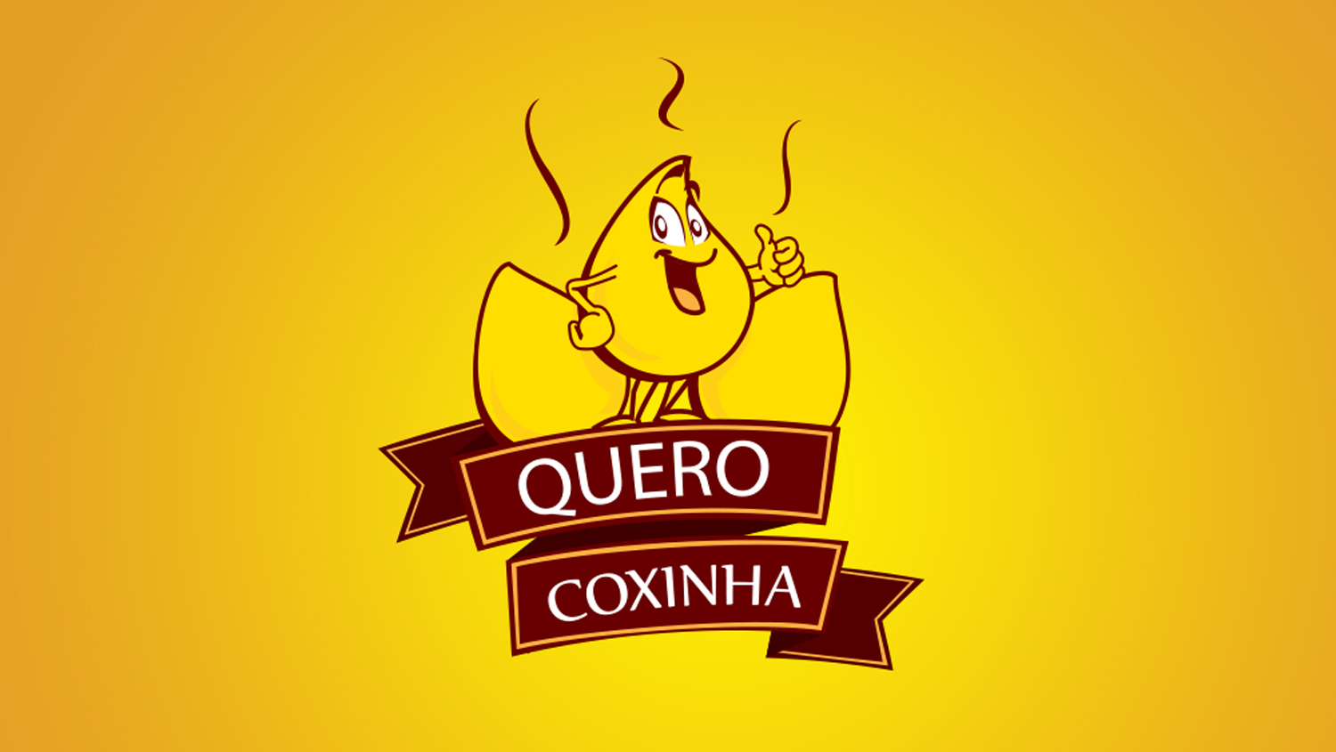 Alexakis Propaganda Rio Preto – Logotipo Quero Coxinha - Alexakis